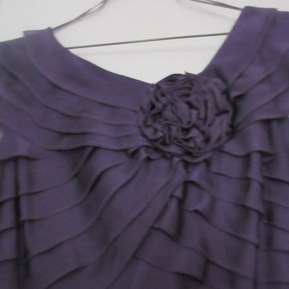 London Times Dress. Purple. Size 14.